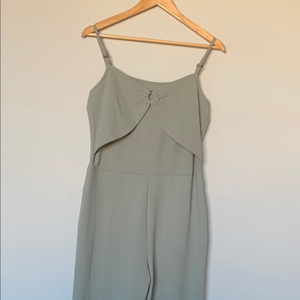NWT Derek Heart Olive Green Jumpsuit XL